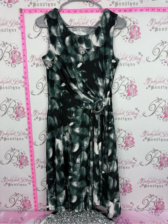 Ricki's Dresses & Skirts - Ricki's Dark black and White Sleeveless Ring-Belted Midi Dress brand new